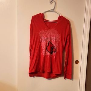 Adidas womens hooded t shirt